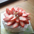 みるく茶's cooksnap of when they made 苺のデコレーションケーキ.