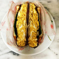 ナピト's cooksnap of when they made 厚焼き卵と大葉の和風パニーニ.