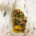 ナピト's cooksnap of when they made タイ料理屋の鳥ひき肉とパクチー/香菜炒め.