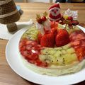 11maru8's cooksnap of when they made クリスマス☆彡カラフルレアチーズケーキ.