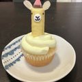 アリスター's cooksnap of when they made クリスマス☆ラマさんサンタのカップケーキ.