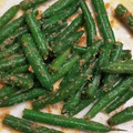 さらさんレシピ's cooksnap of when they made お弁当に☆レンジで冷凍いんげんのゴマ合え.