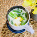 ボブナナ's cooksnap of when they made コーンとほうれん草の洋風茶碗蒸し.