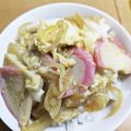 よっちゃん★☆★'s cooksnap of when they made 木の葉丼〜なつかし卵どんぶり〜.