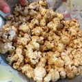 makiyuzu's cooksnap of when they made 簡単フライパンポップコーン！キャラメル等.