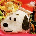 まーさんれなさん's cooksnap of when they made スヌーピーのサンタさん弁当☆クリスマス.