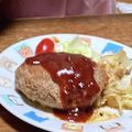 はむじぶ。's cooksnap of when they made 炒めない玉葱で♪簡単ふわふわハンバーグ.