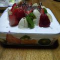 クックUQGGZJ☆'s cooksnap of when they made フルーツスコップケーキ♪Xmasに☆彡.