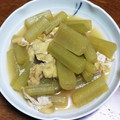 クック3RNJAN☆'s cooksnap of when they made 春の味覚★フキと油揚げの煮物.