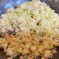クロクロクローバー's cooksnap of when they made ロティサリーチキンで炒飯.