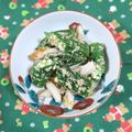 mmameco's cooksnap of when they made 甘辛～★おくらと竹輪の胡麻和え★.