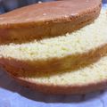 micchonwoo's cooksnap of when they made 何枚でも厚さ均一！スポンジスライスの裏技.