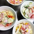 ☆あさ's cooksnap of when they made デパ地下超え！とろーりスパゲティサラダ。.