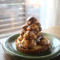 みるく茶's cooksnap of when they made ナッツタルトのクロカンブッシュ.