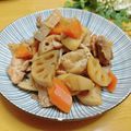 ルパンのかあさん☆彡's cooksnap of when they made お弁当や常備菜に★レンコンと鶏肉の煮物.