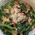 リータ☆'s cooksnap of when they made ほうれん草の明太子納豆あえ♪.