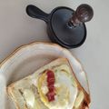 小手毬＊●((◉ｴ◉))●'s cooksnap of when they made ☆朝食に！たまごトースト♪.
