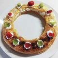 roll21's cooksnap of when they made シュークリームリース☆パリブレスト.