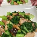 猫のミイヤ's cooksnap of when they made ＊鶏肉としいたけガーリックバター醤油炒め.