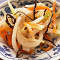 クックG1CG0C☆'s cooksnap of when they made 無駄なし！超簡単大根の皮の塩昆布和え。.