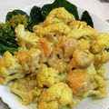 Ryo☆Shin's cooksnap of when they made 鶏胸肉とカリフラワーのカレーマヨ炒め.