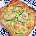 ハッピーまるしぇ's cooksnap of when they made ソース手作り✨ピザトースト！.