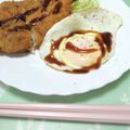 ぱふ♪'s cooksnap of when they made 目玉焼きにお好みソース♫.