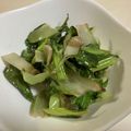 papikun's cooksnap of when they made カリフラワーの葉と茎のニンニク炒め.