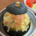 クックDDT6QU☆'s cooksnap of when they made 簡単★丸ごと坊ちゃんかぼちゃグラタン.