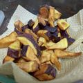 はなぼん０３'s cooksnap of when they made カリッと美味しい♡フライドさつまいも.