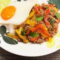 Ｅｍｉｙ's cooksnap of when they made モンスーン風ガパオの炒めご飯.