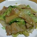 55才のおじさん's cooksnap of when they made 【楽めし】豚とレタスの簡単炒め.