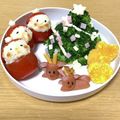 ぺかちゅ's cooksnap of when they made クリスマスツリー☆サラダ.