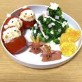 ぺかちゅ's cooksnap of when they made ウインナーでトナカイさん☆クリスマス☆.