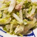 ムギたろう's cooksnap of when they made 白菜とツナのサラダ.
