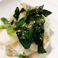 まみお✳'s cooksnap of when they made カブとホウレンソウのあえ物.