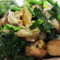 あんころレンジャー's cooksnap of when they made 牡蠣とほうれん草と椎茸のガリバタポン酢☆.