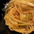 ぷっすぃー's cooksnap of when they made 簡単！長ネギとツナの和風ガーリックパスタ.