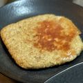 みきんどる's cooksnap of when they made レンジで1分♪簡単オートミールチーズナン.