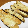 vabochan's cooksnap of when they made 長なすの味噌チーズ焼き.