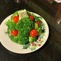 picollo's cooksnap of when they made クリスマス☆ブロッコリーとポテトのツリー.
