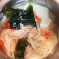 ☆ドキンちゃん☆”'s cooksnap of when they made 温豆腐☆カニカマとワカメのお豆腐あんかけ.