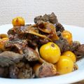 horseland's cooksnap of when they made たっぷり生姜の「鶏のレバー煮」.