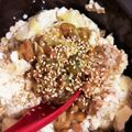 はるはる35's cooksnap of when they made オートミール　納豆リゾット.