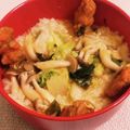 私市ビッキーズ津門巳's cooksnap of when they made “白菜しめじわかめ海鮮チゲスープ鍋風”.