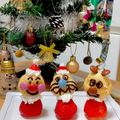きなこもっちり's cooksnap of when they made クリスマス☆アンパンマンのいちごサンタ☆.