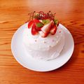うす味さん's cooksnap of when they made バニラカスタードムースのドームケーキ♡.