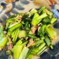 キャビィーママ's cooksnap of when they made 簡単〜小松菜ツナのごま油炒め.