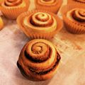 喜八＆Hacchi's cooksnap of when they made 30分で完成？不思議パンのシナモンロール.