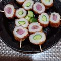 ひっこ's cooksnap of when they made 簡単おつまみ♪ちくわのカラフル串.